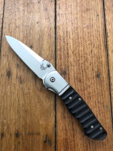 BENCHMADE USA Model 912 Nitrous Stryker Black Tanto A/S Folding Knife