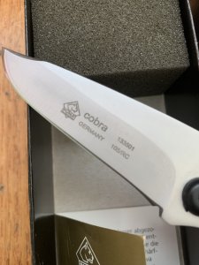 Puma Knife: Puma Cobra Fixed Blade Knife with Black ABS Handle