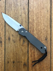 Chris Reeves: USA  Handmade INKOSI Drop Point  Folding Lock Knife