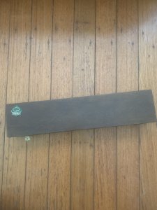 Puma Knife: Early 1980's Puma Big Big Bowie knife with Wooden Handle in original Wooden Box