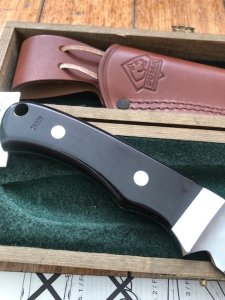 Puma Knife: 1990 Puma 12 6010 Model Skinmaster with Ebony Handle