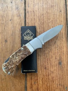 Puma Knife: Puma 4 Star Mini Folding Lock Knife with Stag Antler Handle 2004