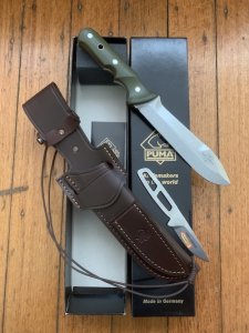 Puma Knife: Puma Hunt To Survive Keiler-Frischling (Wild Boar-Piglet) Twin Knife Set