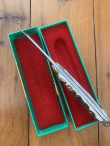 Puma A G RUSSELL 1974 Luger Pistol Commemorative Club Knife No:0402