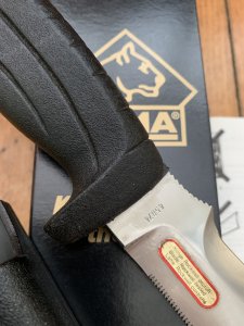 Puma Knife: Puma 1978 SKIPPER Model 6369 White Hunter Dive/Boat Knife with sheath in box