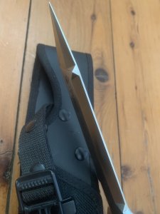Puma Knife: Puma Rare Early 1st Edition Huntac TAC 1 Tactical Tanto Survival Knife
