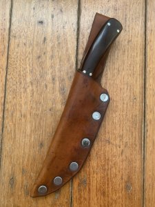 Lance Davison Custom Knife Maker Melbourne Australia Upswept Skinner