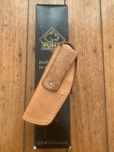 Puma Knife: Puma Very Rare 2002 'FERRANTROPH' Skeleton Knife in Leather Sheath