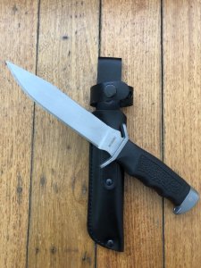 Karatel-2 Melita-K Smersh Russian Hand Made Tactical Combat Knife with Leather Sheath