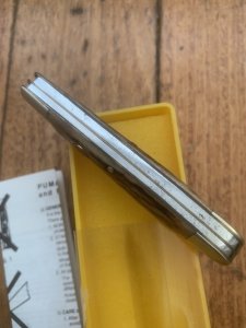 Puma Knife: Puma Original Rare 1977 Pony 620 Twin Blade Knife with Stag Antler Handle #27282