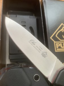Puma Knife: Puma 'OLO' Micarta Handle and Kydex Sheath