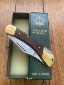 Puma Rare Model 965 Deer Hunter 1995 Folding Lock Knife Serial #25591