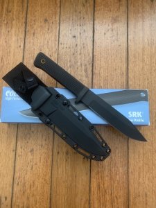 COLD STEEL 38CK SRK-Survival-Rescue-Knife San Mai Japan in Tactical Kydex Sheath