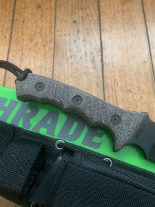 Schrade Knife: Schrade SCHF3N Drop Point Knife With Black Tactical Sheath