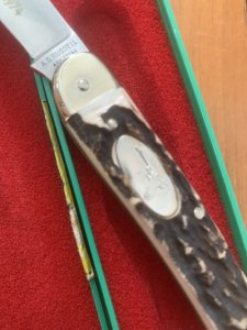 Puma A G RUSSELL 1974 Luger Pistol Commemorative Club Knife No:0402