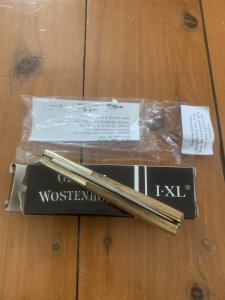 George Wostenholm IXL Sheffield made Barlow Oak Handled Pocket knife in original box