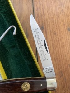 Puma Knife: Puma 1981 Original 998 Bird Hunter Knife with Matching Box