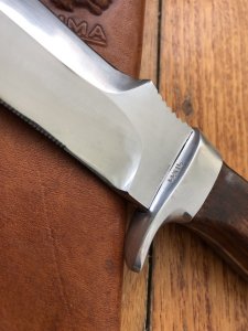Puma Knife: Puma Original 1970 ALLWECK-MESSER 6399 White Hunter in original sheath