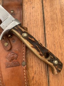 Puma Knife: Puma 6394 Original 1969 Hunters Companion in original sheath