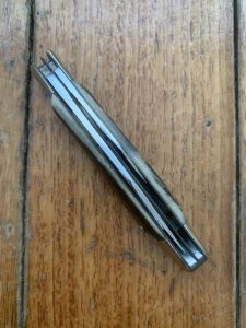 Puma Knife: Puma Original Rare 1979 Pony 620 Twin Blade Knife with Stag Antler Handle
