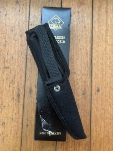 Puma Knife: Puma Trail Guide Fixed Blade Knife with Krayton Handle