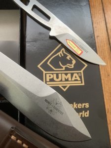 Puma Knife: Puma Hunt To Survive Keiler-Frischling (Wild Boar-Piglet) Twin Knife Set