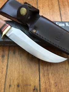 Linder Classic Skinner with 6" Carbon Steel Blade and Plum wood handle