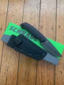 Schrade Knife: Schrade SCHF13 Tactical Drop Point Knife With Kydex Sheath