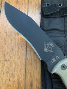 Ontario Ranger Series NS-6 with Micarta Handle and Tactical Belt Sheath