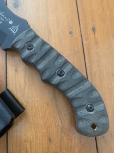 TOPS USA Tom Brown TRACKER  Model #1 with Black Tactical Kydex Knife Sheath