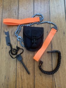 SOS Emergency Rescue Hand Drawn Chain Saw