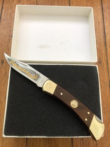 Buck Knife: Buck 110 Custom Shop Ducks Unlimited 50 Year Edition in Box