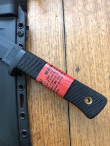COLD STEEL CARBON VO RECON TANTO in Tactical Kydex Sheath