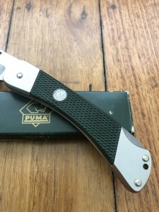 Puma Knife: 1993 PUMA 230465 Back Packer Folding Lock Knife with original box