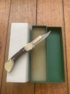 Puma Knife: Puma 1982 Rare model 895 Lord Folding Knife with Stag Handle Original Puma Box #18281