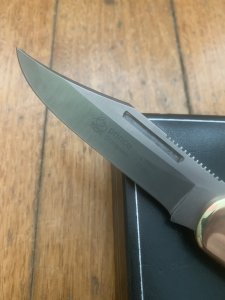 Puma Knife: 2011 Puma Prince Folding Knife with Sambar Stag Antler Handle in Black Display Box