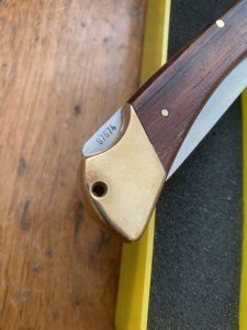 Puma Rare Model 971 Game Warden 1976 Saw and Blade Folding Knife with original box & Paperwork #97674