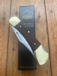 Puma Knife: Puma 2018 CUB Folding Lock Knife with Plumwood Handle