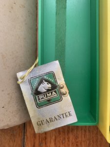 Puma Rare model 970 Game Warden 1971 Folding Lock Knife in box Serial Number 90174