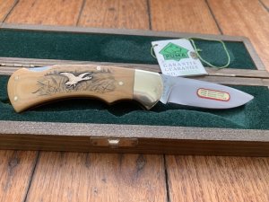 Puma Knife: Puma Original Puma 715 4 Star Game Bird Scene Folding Lock Blade Knife with Presentation Box