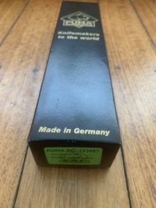 Puma Knife: Puma Jagdnicker nach Frevert 3587 Knife with Walnut Wood Handle