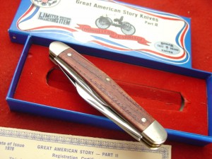 Boker USA made American Story II Horseless Carriage Stockman Knife