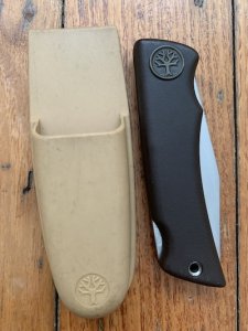 Boker Solingen German Made WORKERS Folder With Moulded Plastic Boker Pouch