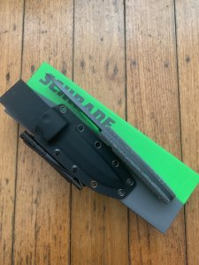 Schrade Knife: Schrade Frontier Knife With Ferro Rod and Kydex Sheath