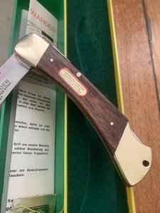 Puma Rare model 970 Game Warden 1971 Folding Lock Knife in box Serial Number 90174