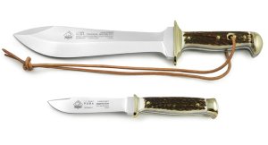 Puma Knife: Puma 2007 Waidbesteck Set (Waidblatt and Nicker) twin knife set
