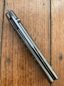 COLD STEEL Vintage TI-LITE VG-1 Stainless Stiletto Folding Knife