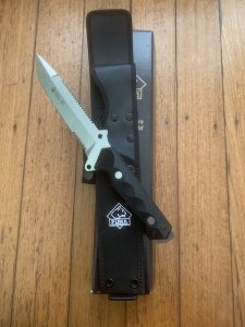 Puma Knife: Puma Rare 2005 Huntac SCOUT Tactical Survival Knife in Box