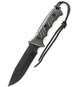 Schrade Knife: Schrade SCHF3N Drop Point Knife With Black Tactical Sheath