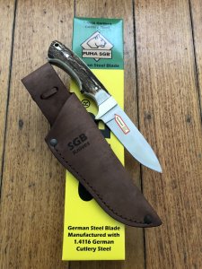 Puma Knife: Puma SGB BlackTail Knife with Stag Handle